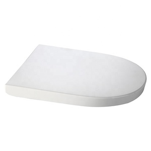 Modern Tuvalet Aksesuarları YC005 Yavaş Kapanan Seramik Beyaz Banyo Klozet Kapağı Uzun UF Menteşeler 2 Yıl Garantili - Product Image 2