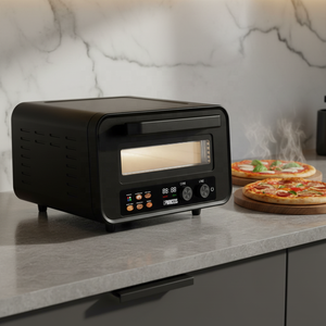 Anbolife Nuevo Horno Eléctrico Inteligente para Pizza con Pantalla Táctil Digital, Certificado ETL, Horno Cuadrado con Vapor y Freidora de Aire para el Hogar - Product Image 1