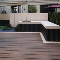Plancher extérieur antidérapant et imperméable en WPC pour piscine, jardin, balcon, cour, terrasse, planche composite bois-plastique