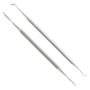 Instrument de remplissage dentaire en résine Star Teeth 068-6703 en acier inoxydable à double tête pour modelage et remplissage - Product Image 4