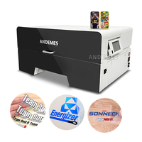 Andemes Imprimante UV personnalisée Dtf Single Dx7 Nouvelle imprimante UV A3 colorée entièrement automatique à impression améliorée