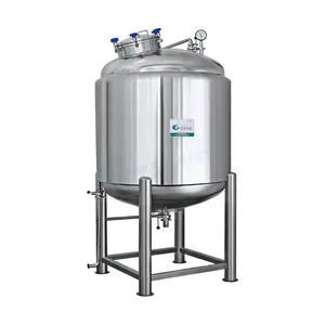 Guanyu Ce Certificate Auxiliary Equipment Storage Tanks Stainless Steel 304/316 Small Water Beverage Storage Fermentation Tank