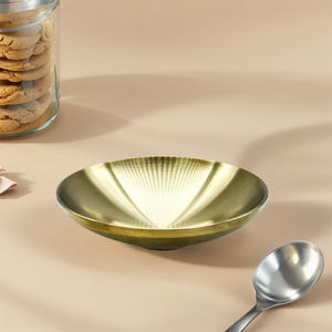 ชามสแตนเลส 304 สองชั้น สีทอง เป็นมิตรกับสิ่งแวดล้อม แข็งแรง ทนทาน คลาสสิก เก็บความร้อน สำหรับข้าว โจ๊ก แคมป์ปิ้ง ทำจากโลหะ - Product Image 1