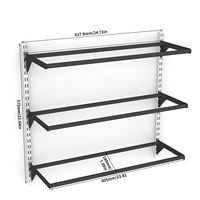 Rak Penyimpanan Filamen Printer 3D Rak Organizer Filamen Printer 3D Tempat Pajangan Terpasang Di Dinding Aksesori Printer 3D Bengkel