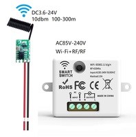 Module émetteur KONST à alimentation externe 433 MHz ASK/OOK, carte émettrice RF auto-alimentée pour télécommande sans fil / système d'alarme
