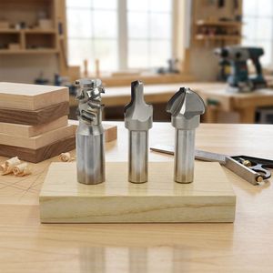 Dehuai Woodworking1+1 2+2 3+3 PCD Milling Cutter PCD Straight Milling Cutter Manufacture - Product Image 1