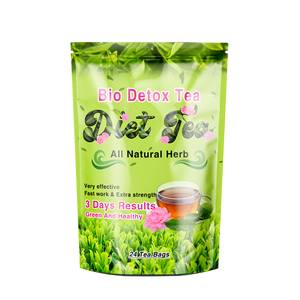 Custom Impresso PE Laminado Folha De Alumínio 28 dias Perda De Peso Skinny Fit <span class=keywords><strong>Slim</strong></span> Diet Vazio <span class=keywords><strong>Detox</strong></span> Chá Embalagem Sacos - Product Image 2