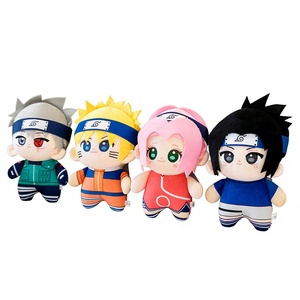 Peluche Personalizado de 8 Pulgadas de la Serie <span class=keywords><strong>Naruto</strong></span>, Sasuke y Kakashi, Adorable Muñeco Decorativo para Mesa, Muñeco para Máquina de Garras - Product Image 1