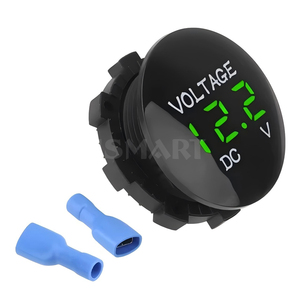 Voltmètre étanche DC 5-48V pour voiture, bateau, moto, testeur de tension numérique LED, affichage du voltmètre, jauge de tension de la batterie - Product Image 2