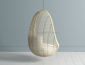 Sillón Colgante de Metal para <span class=keywords><strong>Terraza</strong></span>, Juego de Muebles de Jardín de Ratán, Silla Columpio, Hamaca para Piscina, Sofá Lounge para Patio Exterior - Product Image 5