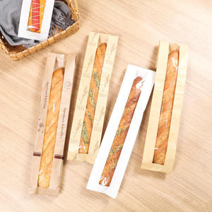 Bolsas de PE + papel tisú + SAP resistentes al aceite impresas personalizadas para la industria de panadería-Pan Baguette y embalaje de repostería - Product Image 4