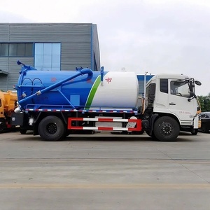 Camion d'aspiration des eaux usées diesel Dongfeng 15cbm, nouveau, transmission manuelle, camion à pompe à vide - Product Image 1