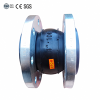 Joint de dilatation hydraulique flexible haute pression Dn150 en caoutchouc, compensateur de pipeline, amortisseur de chocs pour système de pipeline