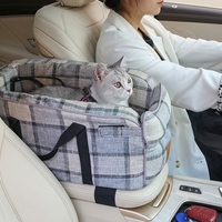 Siège de voiture portable pour chat et chien de petite taille, lit de sécurité pour animaux de compagnie, pour console centrale - Vente en gros