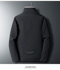 Manteau épais doublé en polaire pour <span class=keywords><strong>homme</strong></span>, veste à col montant à manches longues, épaisse, Sehe Fashion - Product Image 3