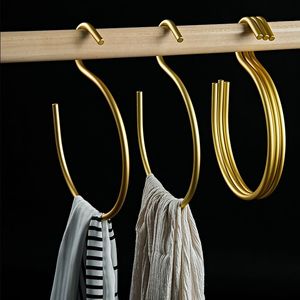 Luxury Golden Aluminium Scarf <b>Hanger</b> – Stylish <b>Space</b>-<b>Saving</b> Clothes & Accessory Organizer for Home, Closet, Wardrobe Use - Product Image 5