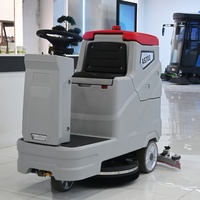 Nettoyeur de sol automatique à batterie au lithium flexible, aspirateur à main, machine de lavage et de séchage commerciale