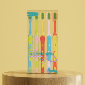 Meike Macaron Adult <b>Toothbrush</b> Wide <b>Head</b> Soft Bristle High Density Manual Household Use - Product Image 3