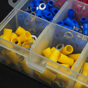 SvrV – bornes annulaires, ensemble de bornes à sertir, 700 pièces, 6 mm, en cuivre pur, style européen, calibre 12-22, emballage en boîte - Product Image 2