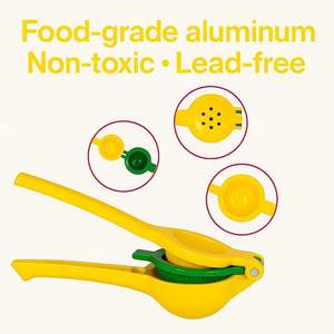 Presse-agrumes manuel 2-en-1 en alliage d'aluminium double couche pour citron, orange et lime – Outil de cuisine - Product Image 2