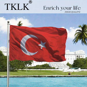 Bandiera della <span class=keywords><strong>Turchia</strong></span> all'Ingrosso 3x5 Piedi, Bandiera <span class=keywords><strong>Nazionale</strong></span> in Tessuto 100% Poliestere della Repubblica Turca - Product Image 5