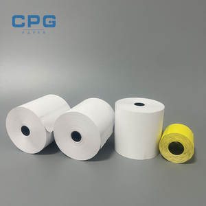 Rouleau de papier thermique écologique en gros 80x80mm 80x60mm 48gsm Impression sur toute la surface pour les dépanneurs et les stations-service - Product Image 1