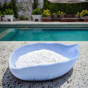 Dài Clo kéo dài hóa chất hồ bơi UV bảo vệ cyanuric axit bột dạng hạt trong nhựa trống - Product Image 2