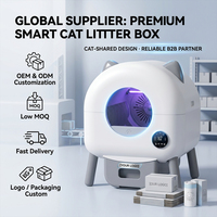 Caja de Arena Inteligente para Gatos, 76L+13L, Autolimpiable, Vaciado con un Solo Botón, Control Remoto por Aplicación, 3 Sensores Infrarrojos, Venta al Por Mayor