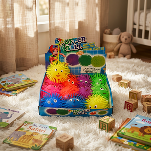 Balle anti-stress LED en forme de hérisson, jouet sensoriel souple en TPR, lumineux, pour soulager l'anxiété et la pression, pour enfants - Product Image 3