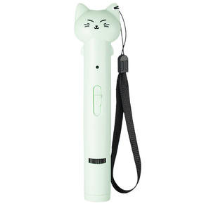 Vente en gros de jouets interactifs et de mouvement pour animaux de compagnie, pointeur laser infrarouge à tête de chat amusant avec recharge USB, anti-ennui - Product Image 5