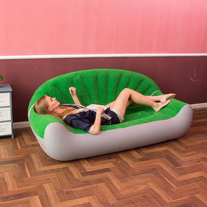 Dropshipping lit double floqué siège paresseux extérieur matelas gonflable chaise <span class=keywords><strong>sexuelle</strong></span> chaises et canapés gonflables - Product Image 3
