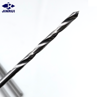 JR128 CNC foret hélicoïdal à tige droite 2.5mm-3mm HRC55 forets en carbure à trou profond pour Al