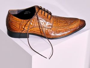 Zapatos de Vestir Casuales y Cómodos para Hombre, con Estampado de Leopardo, con Cordones y Suela de Goma, Estilo Verano - Product Image 4
