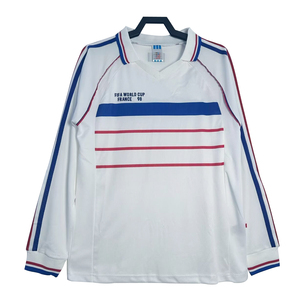 เครื่องแบบฟุตบอลฤดูใบไม้ร่วงเสื้อ1998ยาวย้อนยุคเสื้อเจอร์ซีย์สโมสรยุโรป - Product Image 1