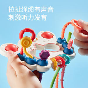 Jouets d'apprentissage interactifs de qualité alimentaire pour <span class=keywords><strong>la</strong></span> motricité fine Jouet de dentition sensoriel en silicone pour bébé - Product Image 2