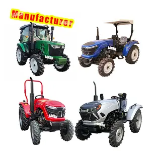 Mini Tractor agrícola usado, maquinaria agrícola, 4 ruedas, 50 caballos de fuerza, para huerto, habitación cálida, nuevo