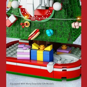 Hot Building Blocks Diy Santa Model Bricks Asamblea Juguetes de <span class=keywords><strong>Navidad</strong></span> Árbol de <span class=keywords><strong>Navidad</strong></span> con luces para niños <span class=keywords><strong>Navidad</strong></span> - Product Image 6