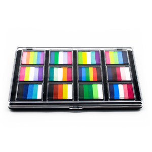 <span class=keywords><strong>Peinture</strong></span> professionnelle pour <span class=keywords><strong>visage</strong></span> et corps de gâteau arc-en-ciel néon pressé pour fournitures de <span class=keywords><strong>peinture</strong></span> corporelle Halloween - Product Image 2