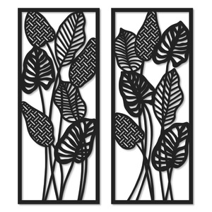 Tailai 2 pezzi foglie tropicali <span class=keywords><strong>legno</strong></span> decorazione di arte della <span class=keywords><strong>parete</strong></span> <span class=keywords><strong>in</strong></span> <span class=keywords><strong>legno</strong></span> segno Boho decorazione della <span class=keywords><strong>parete</strong></span> appesa pendimenti <span class=keywords><strong>da</strong></span> <span class=keywords><strong>parete</strong></span> - Product Image 1
