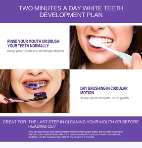 La mejor pasta de dientes blanqueadora para eliminar manchas de dientes moderna personalizada, pasta de dientes dentífrico morado, espuma de Mousse, pasta de dientes - Product Image 3