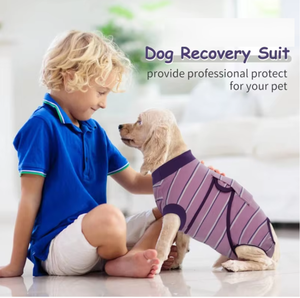 WL Soft Dog Surgery Suit Breathable Neuter Suit Male Dogs Anti-Licking Onesie Surgery Body Suits <strong>Cone</strong> L Substitute Pet Clothes - Product Image 5