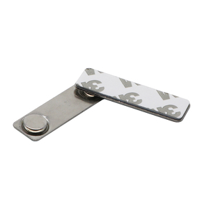 Etiqueta magnética industrial negra superfuerte y soporte de placa de nombre con potencia magnética permanente de neodimio superior - Product Image 5