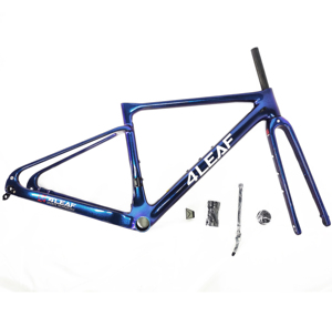 Bicicleta de Carretera 4 LEAF G45 de Fibra de Carbono, Cuadro para Bicicleta de Gravel T700, Frenos de Disco Hidráulicos, Manillar de Aluminio, Ruedas 700*45C, 2*11 <span class=keywords><strong>Shimano</strong></span> <span class=keywords><strong>105</strong></span> - Product Image 3