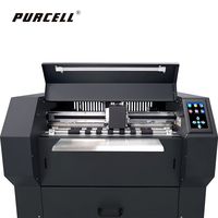 Cortadora de Papel Digital de Alimentación Automática, Cabezales Dobles para Cortar y Hendidura, Máquina de Corte de Hojas, Capacidad de Carga de 1000 Piezas, Máquina de Corte de Etiquetas