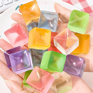 Wholesale Toy Ice Crystals Transparent Kawaii Mochi <b>Squishy</b> Stress Relievers Pinata Fillers Goodie Bag Stuffers for Kids Adults - Product Image 6