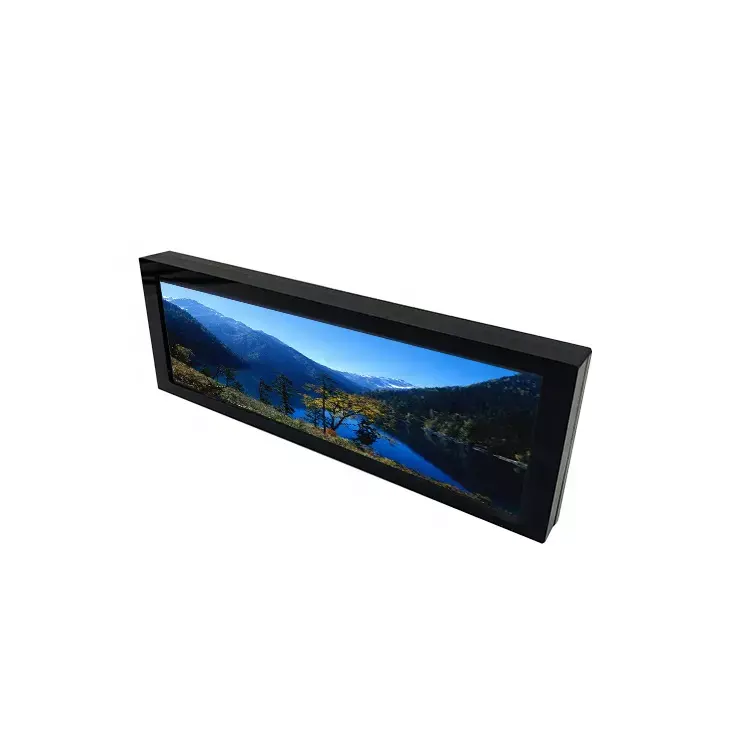 7.8 Inch Supermarket Shelf Edge Ultra Wide Thin LCD Display Stretch Bar