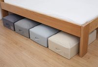 Haute qualité sous le lit poubelle de rangement sac vêtements couvertures drap de lit couette housse de couette ensemble placard organisateur boîte avec couvercles poignée