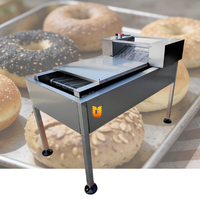 Machine industrielle électrique de fabrication de bagels, ensemble de machines de formage et de cuisson pour ligne de transformation alimentaire
