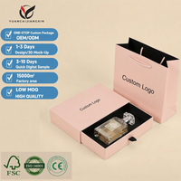 Boîtes cadeaux en carton papier de luxe personnalisées pour parfums, emballage de flacons, emballage de maquillage, boîte à parfum avec sac en papier