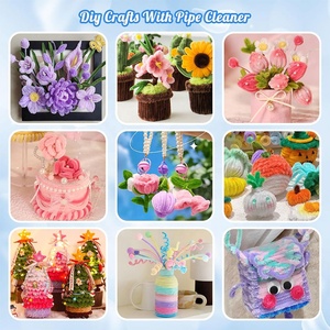 ชุดอุปกรณ์งานฝีมือสำหรับเด็ก 72 ชิ้น ท่อเชนิลล์หลากสี สำหรับงาน DIY  ชุดอุปกรณ์ศิลปะและงานฝีมือสำหรับเด็ก - Product Image 6